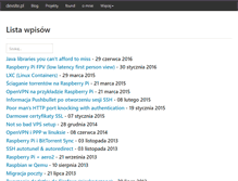 Tablet Screenshot of devsite.pl